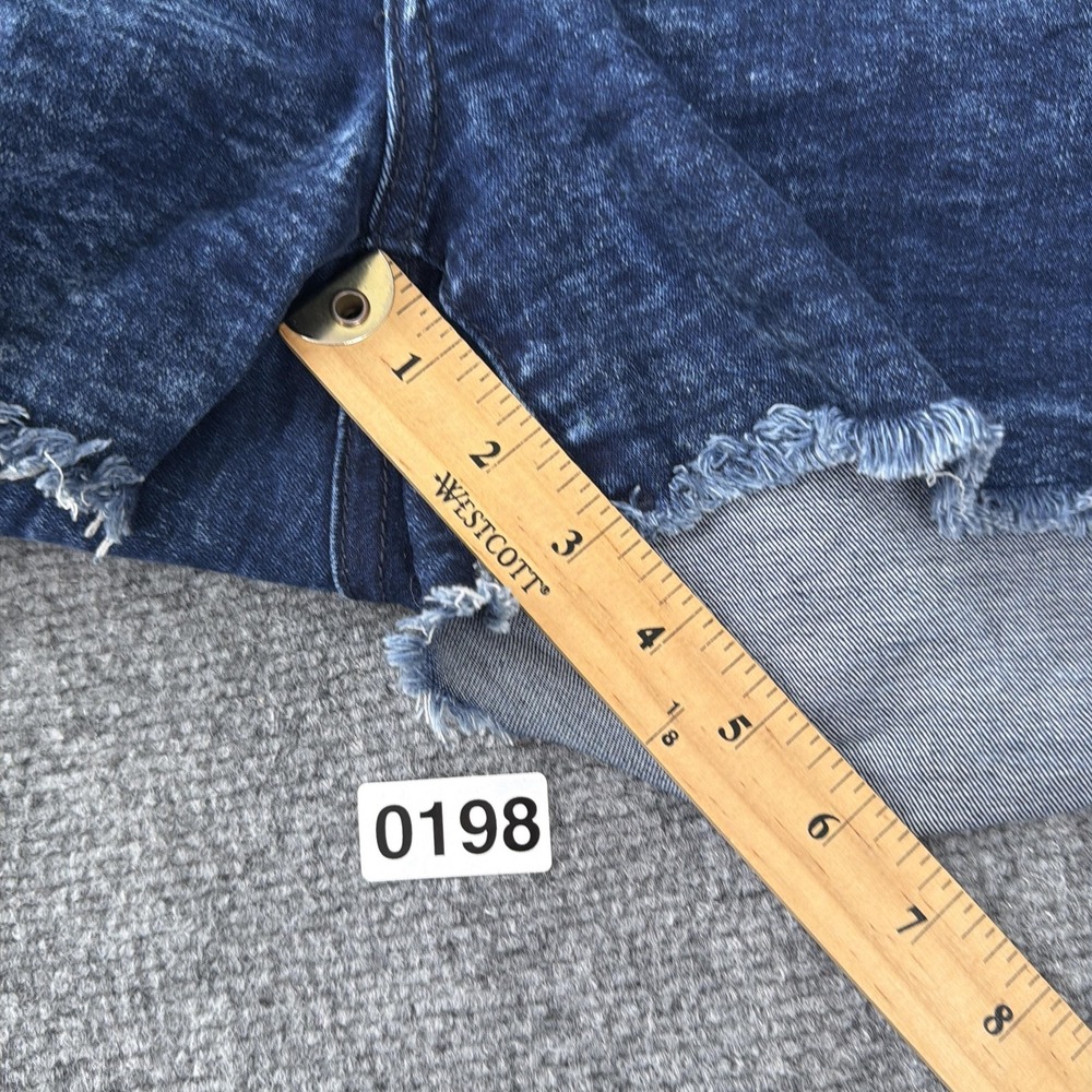 Vince Blue Shorts Womens 24 2X Denim Distressed Cutoff Frayed Hem Stretch Booty‎ - Picture 5 of 8